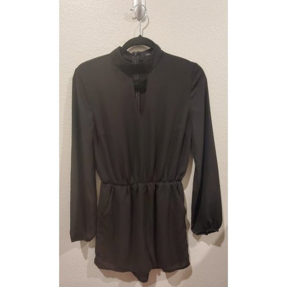 LUCCA Black Romper - Picture 2 of 9